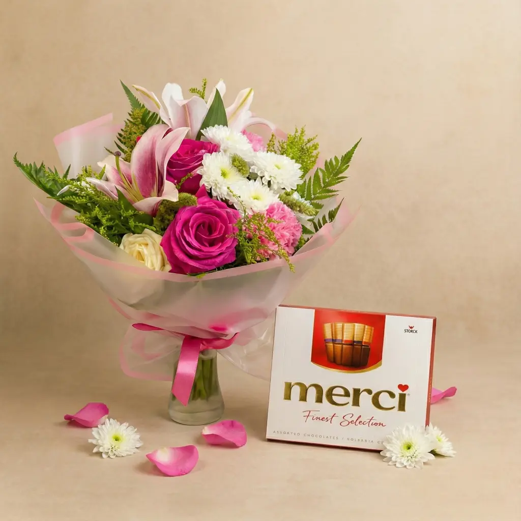 Bukiet "magia lilii" wraz z merci