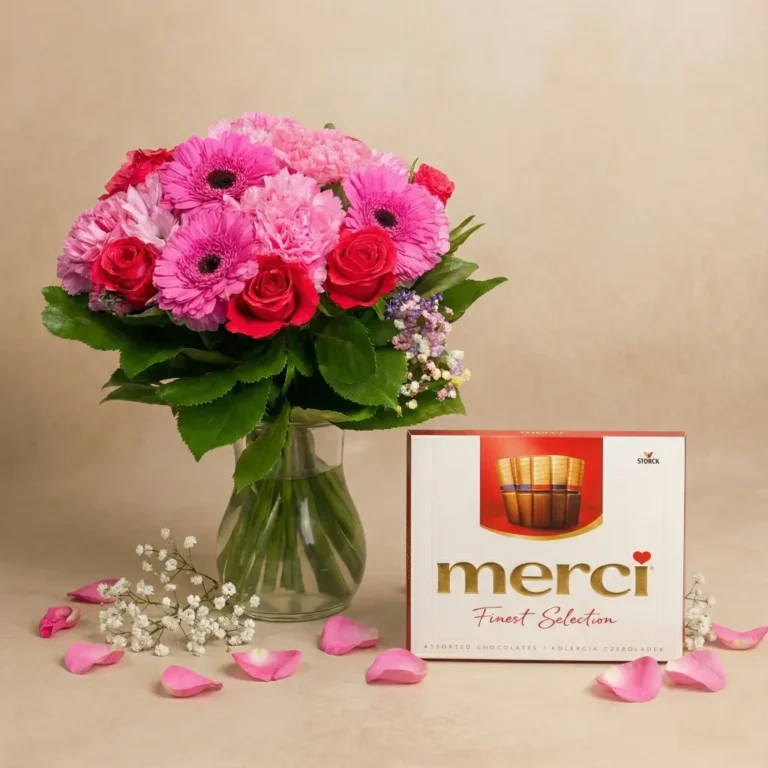 bukiet różowe marzenie + merci